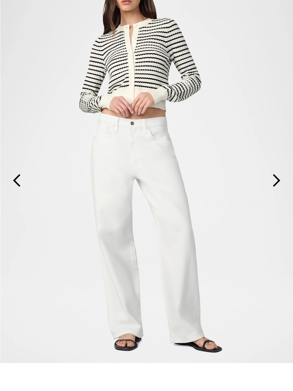 Super stylish Joe’s Jeans The Ryan Low Slung Baggy White Jeans size 29 NWT